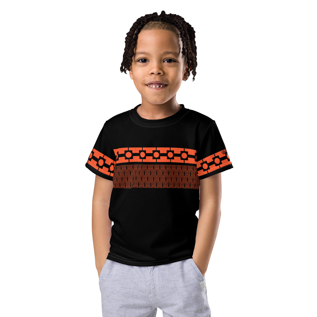 T-shirt enfant - Square N-Orange