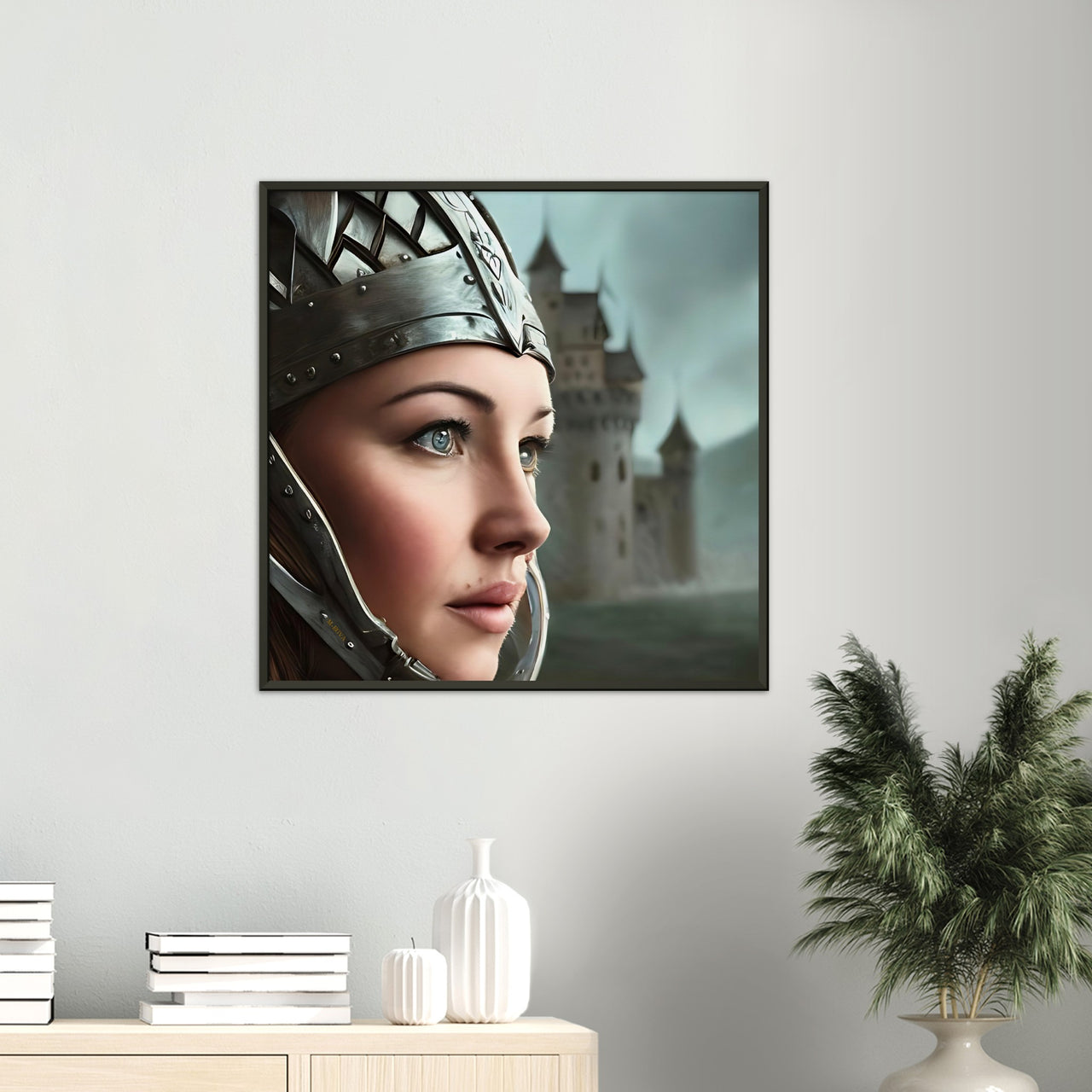 Affiche cadre métal - The Queen ČA