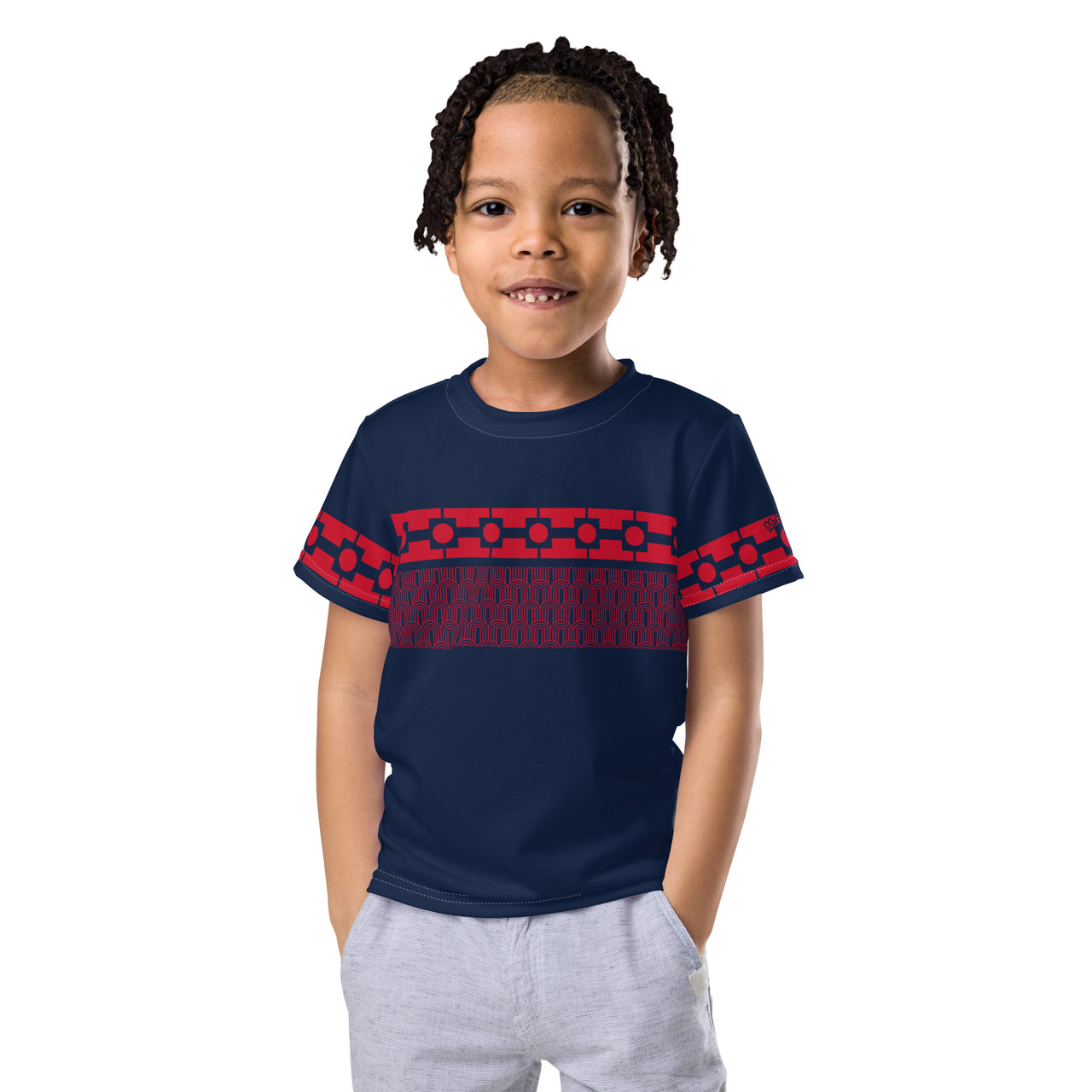 T-shirt enfant - Square BM-Rouge