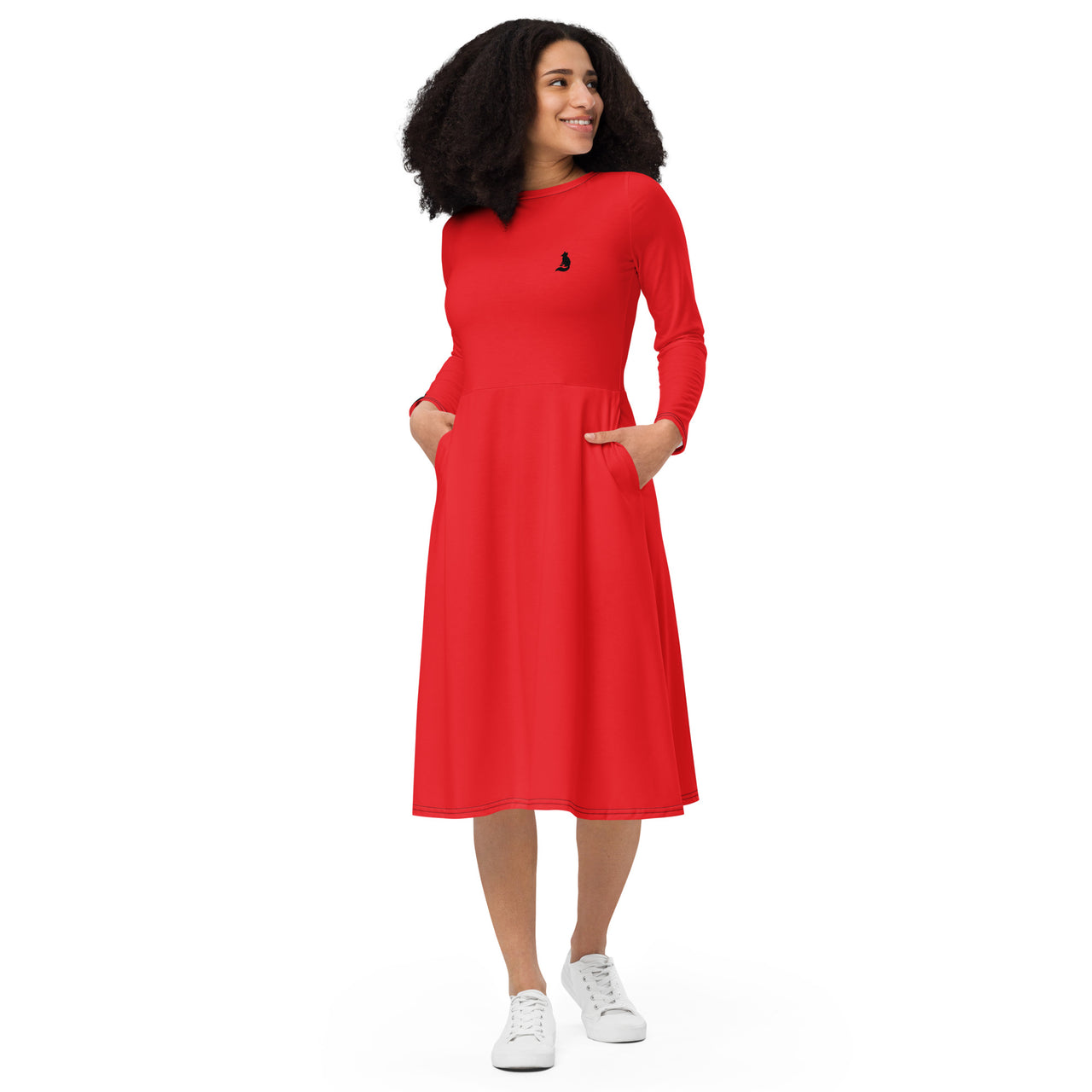 Robe manches longues - fox R Rouge