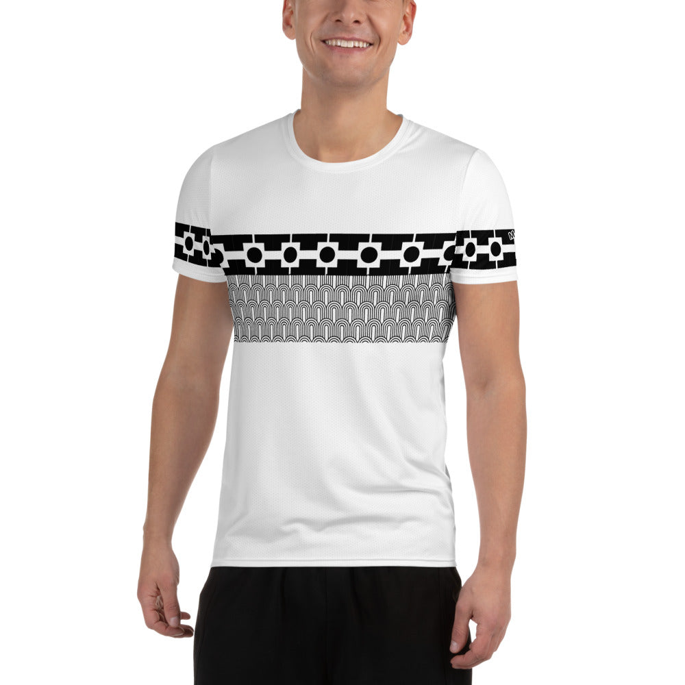 T-shirt Sport Homme - Square BL-Noir