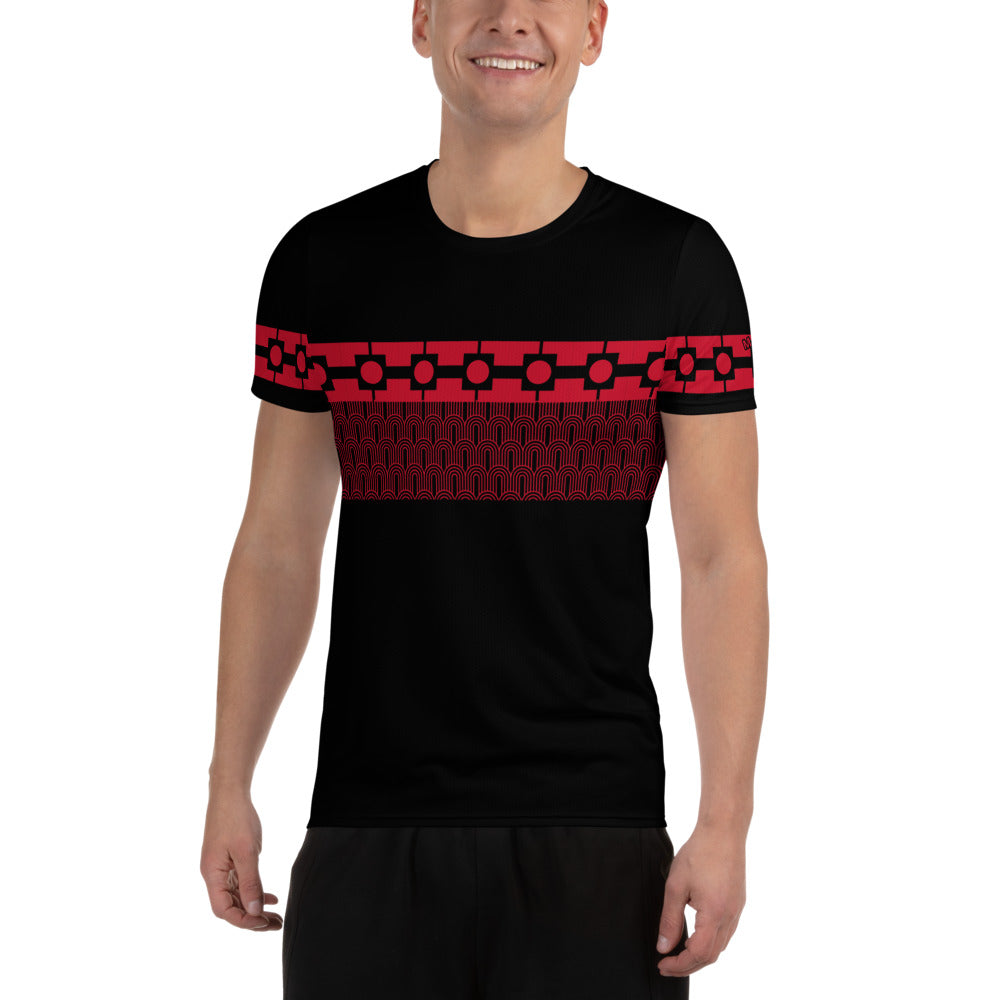 T-shirt Sport Homme - Square N-Rouge