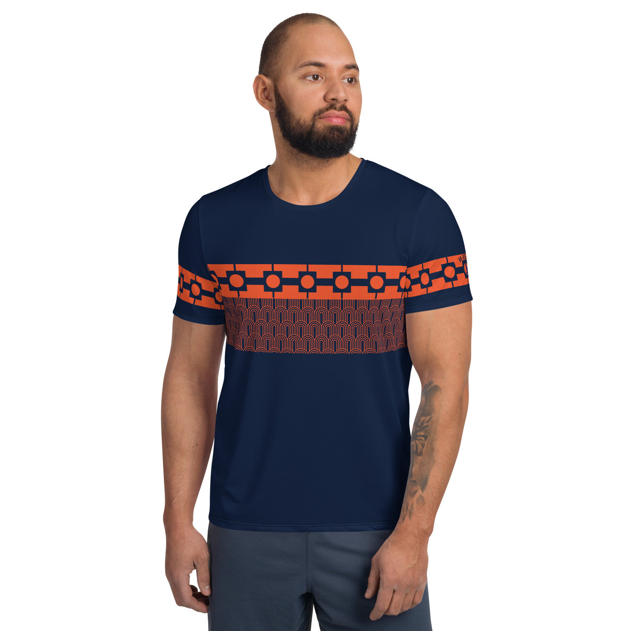 T-shirt Sport Homme - Square N-Orange