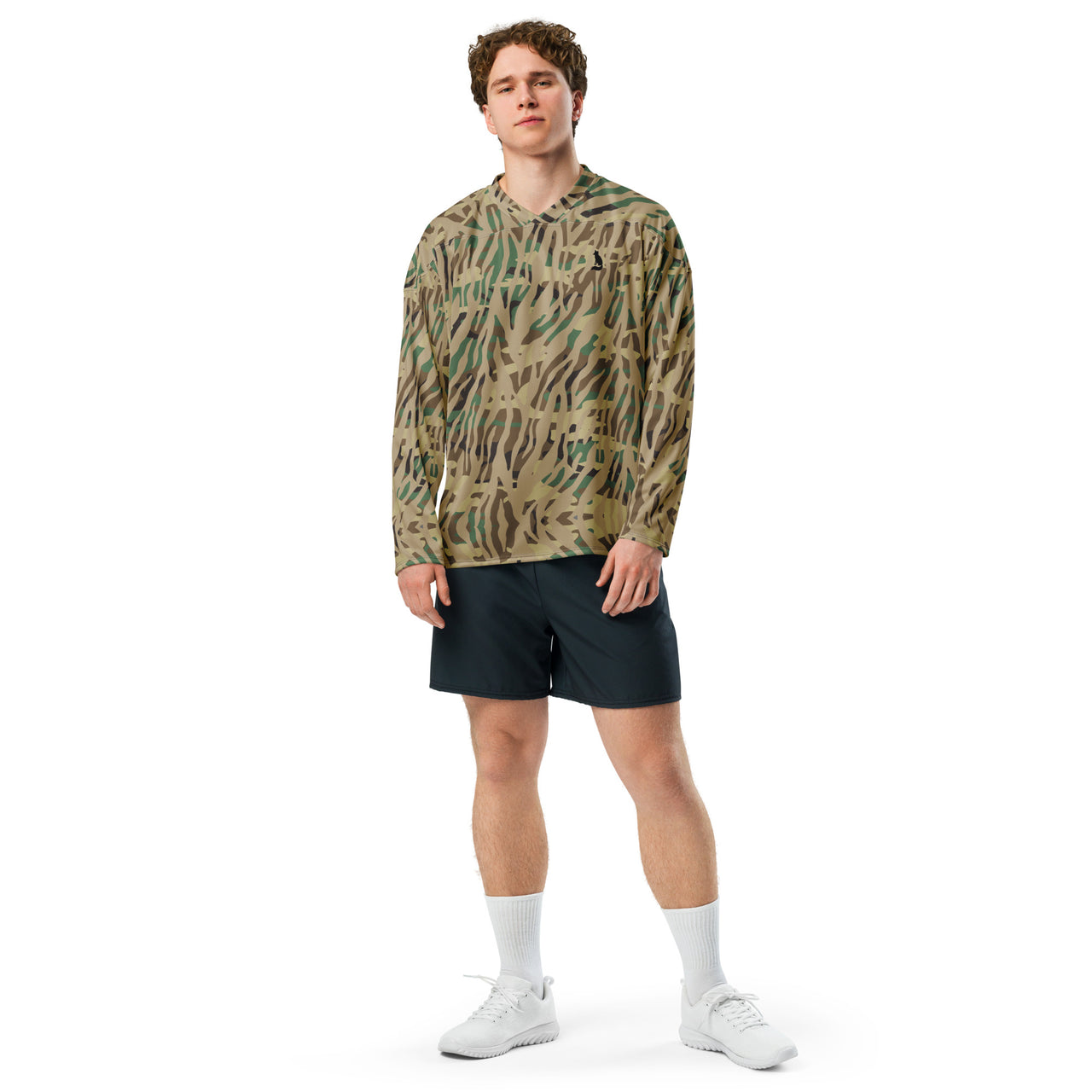 T-Shirt manche longue hockey - Army Kaki