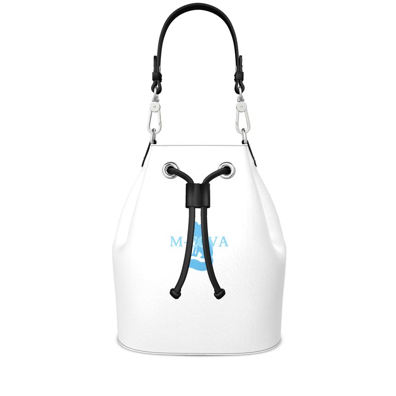 Sac Bucket cuir - Blue Fox