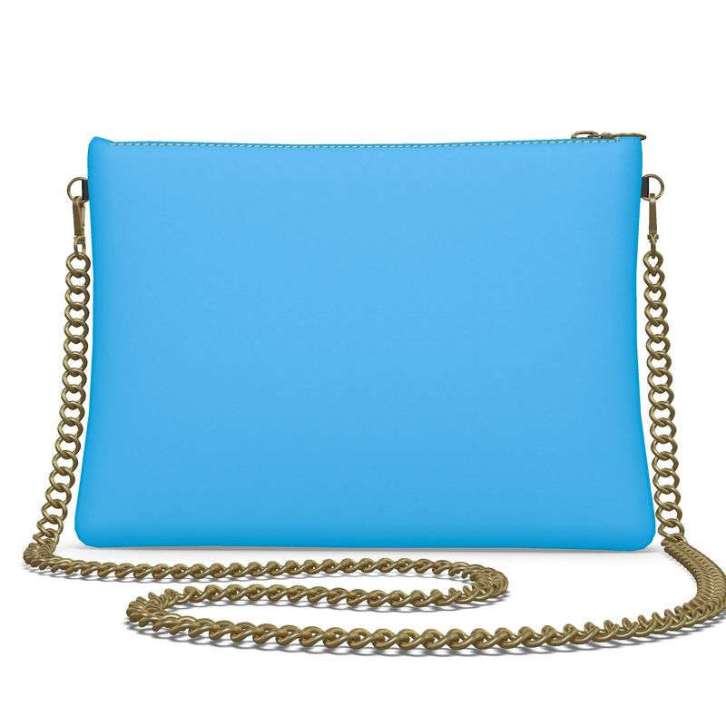 Sac chaine cuir - Blue Fox