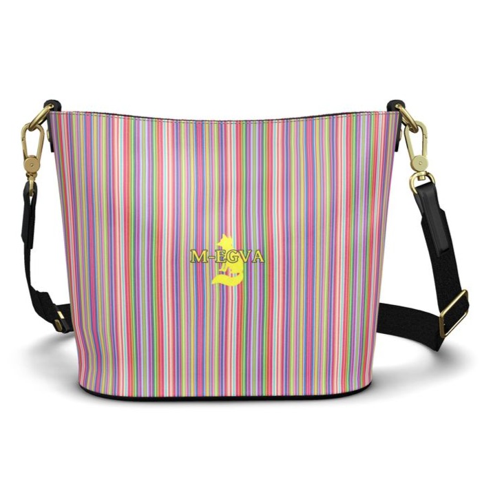 Cabas Seau cuir - Stripy