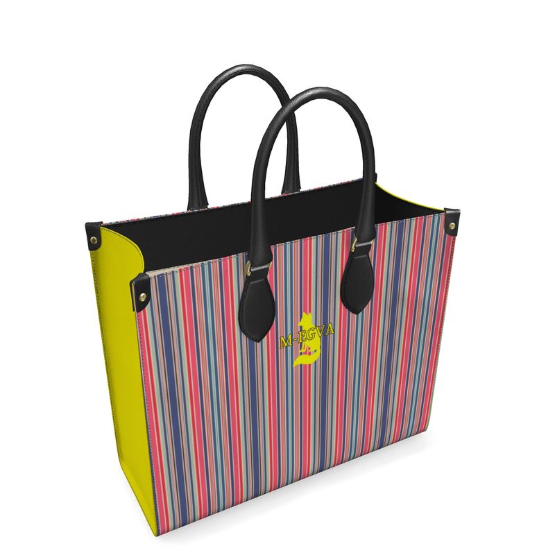 Cabas cuir - Stripy