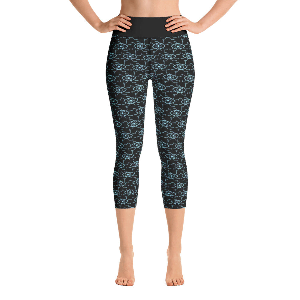 Legging Yoga court - Eyes